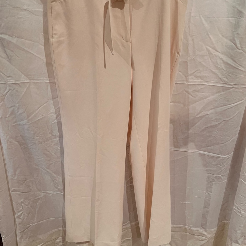 White House Black Market Cream Trousers